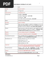 Indian Contract Act - 1872 - New