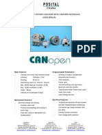 Absolute Ixarc Rotary Encoder With Canopen Interface User Manual