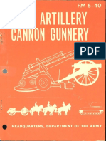 FM 6-40 Field Artillery and Gunnery 1973