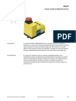 Pulsador de PARO de EMERGENCIA Eléctrico