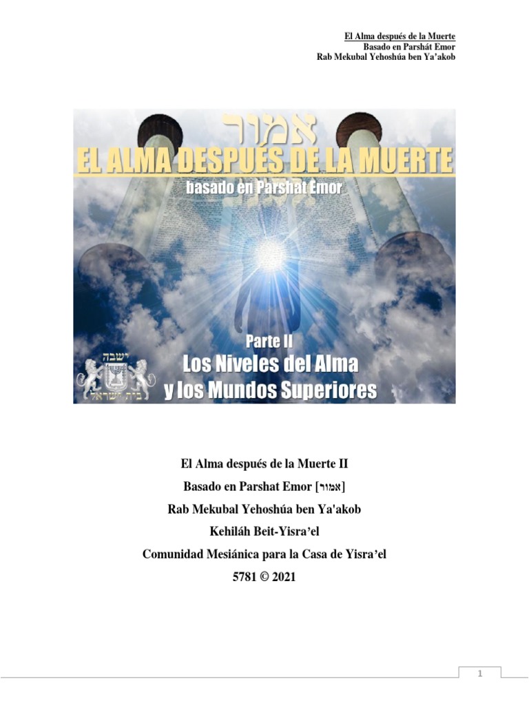 El Alma Despues de La Muerte II Los Niveles Del Alma y Los Mundos | PDF ...
