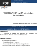 Aula 10 - Introdução A Termodinâmica