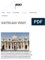 GEORGE ADAMSKI - The Vatican Visit 1963