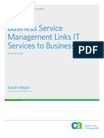 Business Service Management Links IT Services To Business Goals