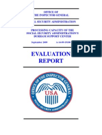 Evaluation: Office of The Inspector General Social Security Administration