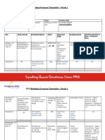 Psy4 Bridging Time Table - Week 1