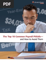 Top-10 Payroll Pitfalls-How to Avoid Them