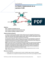 8.2.1.5 Lab - Designing and Implementing A VLSM Addressing Scheme