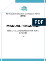 Manual Pengguna Pendaftaran Personel Binaan Asing (Id Majikan) V 6.0