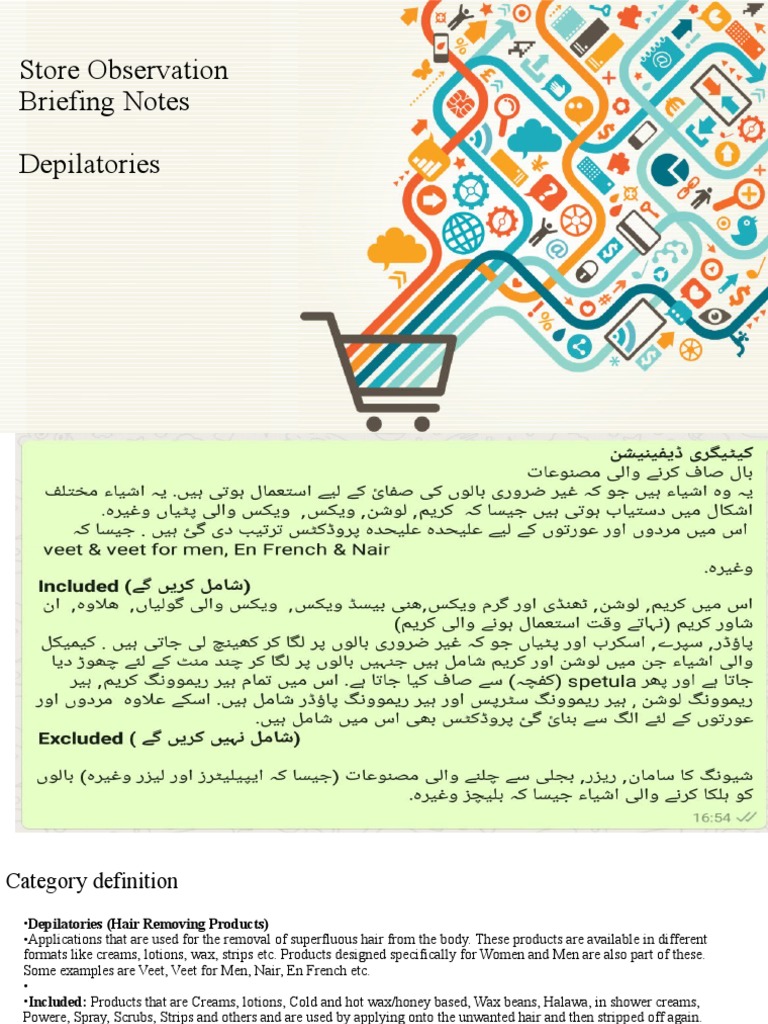 Depilatory Product Insights | PDF | Hair Removal | Beauty