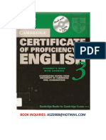 Certificate of Proficiency Papers 3