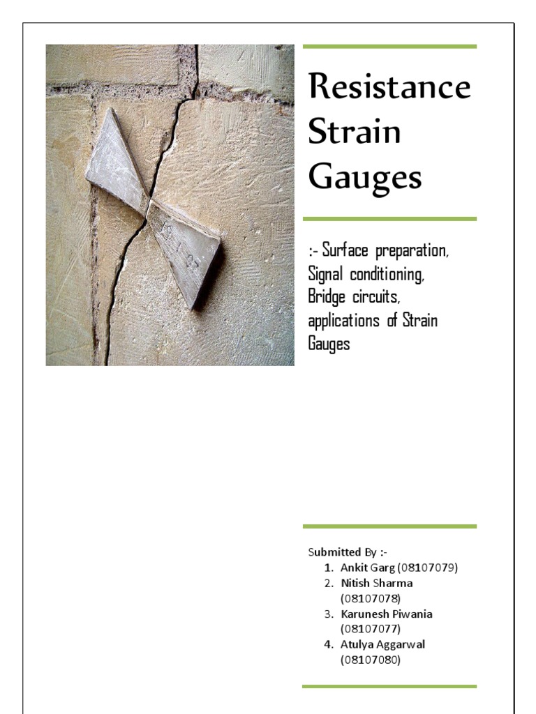 Strain Gauge Fundamentals and Applications | PDF | Electromagnetism ...
