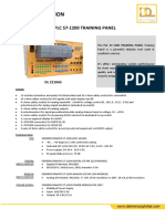 Automation: PLC S7 1200 Training Panel