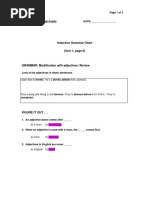 Inductive Grammar Chart (Unit 1, Page 6) : Usain Bolt Is Terrific - He's A Terrific Athlete From Jamaica