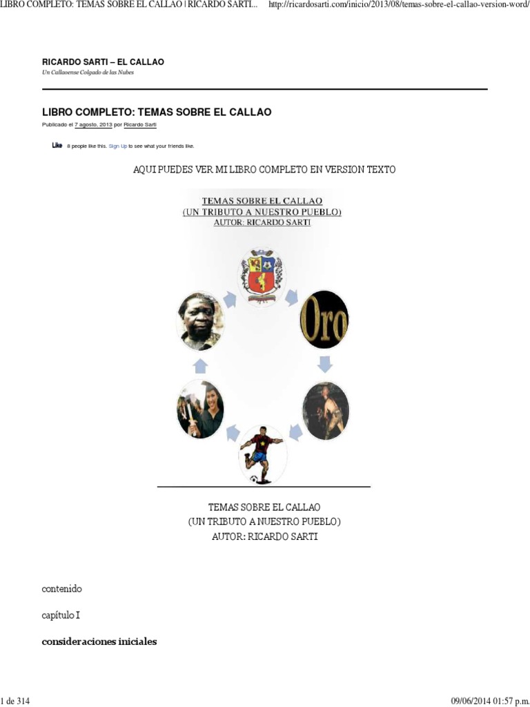 Libro Completo Temas Sobre El Callao Ricardo Sarti El Callao | PDF |  Minería | Desarrollo sostenible