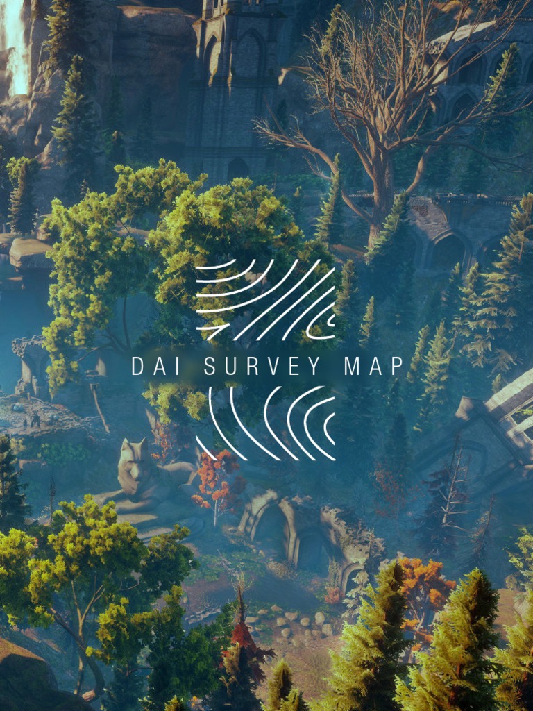 Dragon Age: Inquisition Survey Map | PDF | Textiles | Woven Fabrics