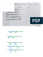 Nucleo Sujeto y Predicado