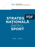 Strategia Nationala Pentru SPORT v2016 v2