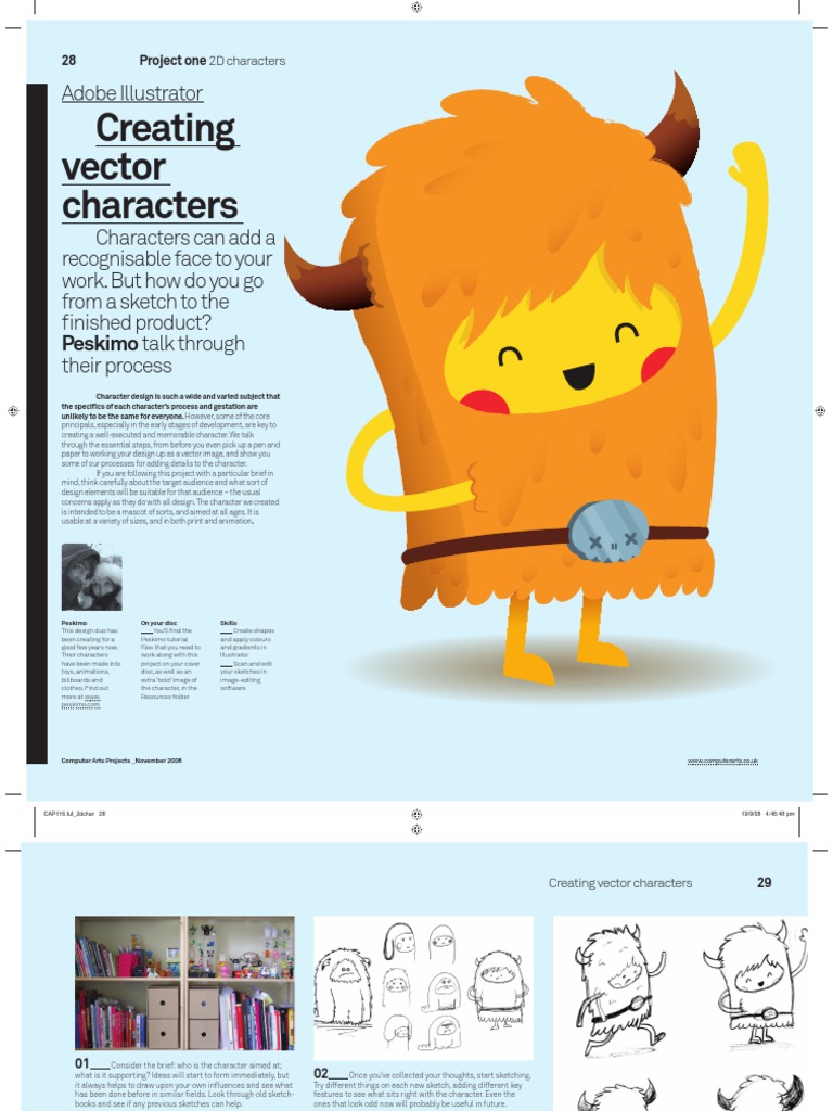 Creating Vector Characters | PDF | Computing And Information Technology