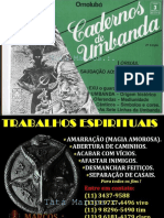 Cadernos de Umbanda 3 - Ed Pallas Ano 1988