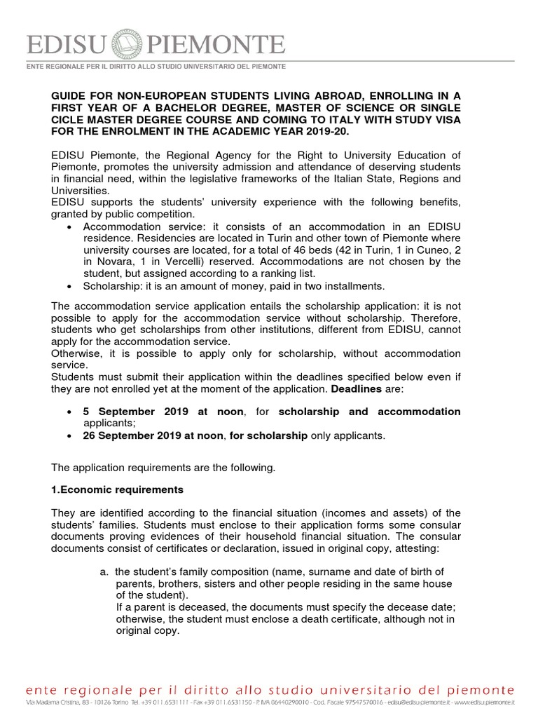 Edisu Scholarships For Non Eu Students PDF Diplomatic Mission