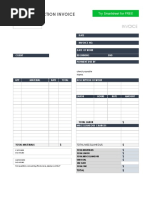 IC Free Construction Invoice Template 10768 - PDF