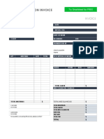 IC Free Construction Invoice Template 10768 - PDF