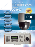 Samsung SPD-1600 PTZ Dome Camera with Super BLC and WDR