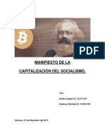 Manifiesto de La Capitalizacion Del Socialismo (PETRO) .