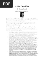 A Nice Cup Of Tea Essay Essays Cognitive Science