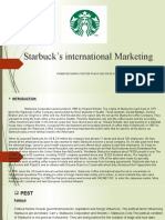 Starbucks International Marketing