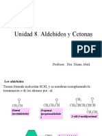 Unidad 3.3 Aldehídos y Cetonas