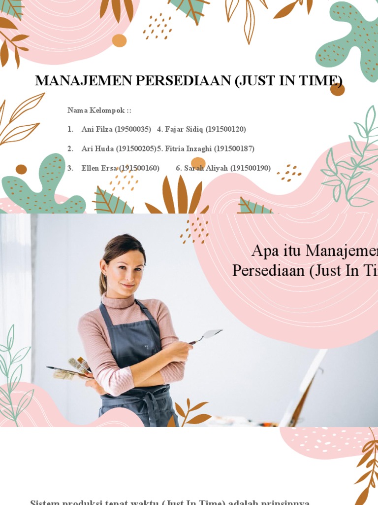 Manajemen Persediaan (Just in Time) | PDF
