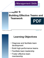 Developing Management Skills: Building Effective Teams and Teamwork