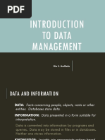 Topic 1 Introduction To Data Management