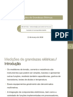 Medições de grandezas elétricas com multímetros e osciloscópios