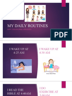 My Daily Routines Jenny