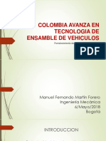 Colombia Avanza en Su Tecnología para Ensamblar Vehículos