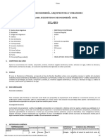 Silabo de Resistencia de Materiales 2021 I