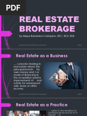 Pdfcoffee.com Real Estate Brokerage Dec6 PDF Free
