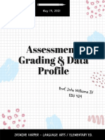 updated data and assessment profile