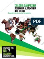 La via Campesina, Por La Soberanía Alimentaria y La Madre Tierra