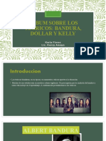 Álbum sobre los teóricos Dollard,Kelly y Bandura