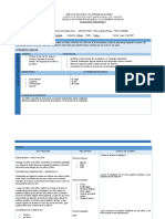 Formato de Planeación Aprender A Conocer