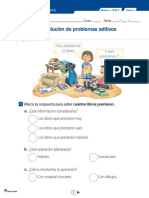 Resolución de problemas aditivos 1o básico