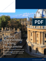 Oxford Algorithmic Trading Programme Prospectus