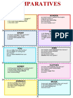 Comparatives Speaking Cards