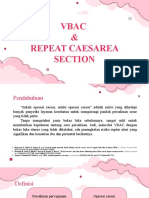 VBAC and Repeat Caesarean Section