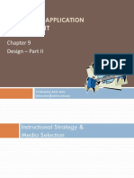 Designing Instructional Strategies and Selecting Media