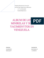 Minerales y yacimientos en Venezuela